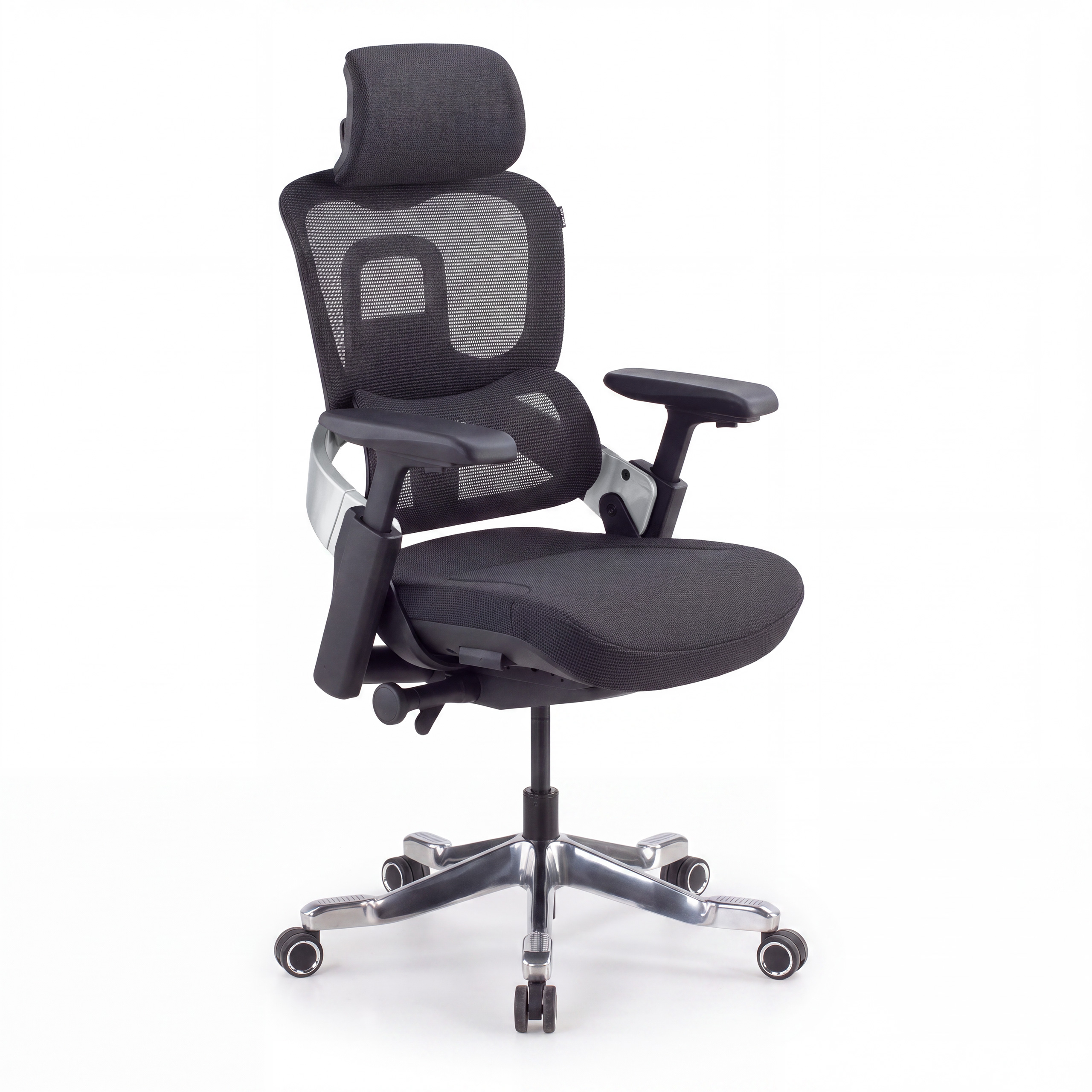 Orthopedic Ergonomic Chair ZenPro, Dual Backrest, Aluminium Frame