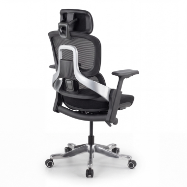 ergonomic chair black zenpro aluminum ergonomic chair mesh 4d adjustable armrests double lumbar support headrest 15