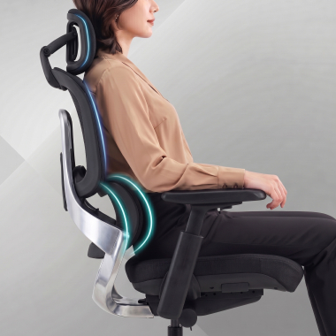 ergonomic chair black zenpro aluminum ergonomic chair mesh 4d adjustable armrests double lumbar support headrest 6