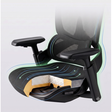 ergonomic chair black zenpro aluminum ergonomic chair mesh 4d adjustable armrests double lumbar support headrest 11