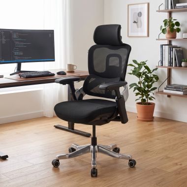 ergonomic chair black zenpro aluminum ergonomic chair mesh 4d adjustable armrests double lumbar support headrest 2