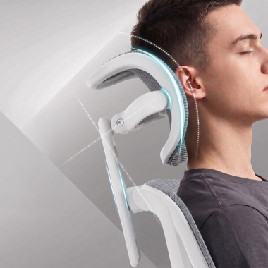ergonomic chair white grey zenpro aluminum ergonomic chair mesh 4d adjustable armrests double lumbar support headrest 8
