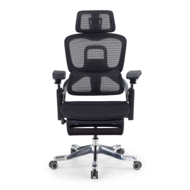 ergonomic chair black zenmax ergonomic chair aluminum footrest mesh 4d adjustable armrests double lumbar support headrest extendable footrest 3