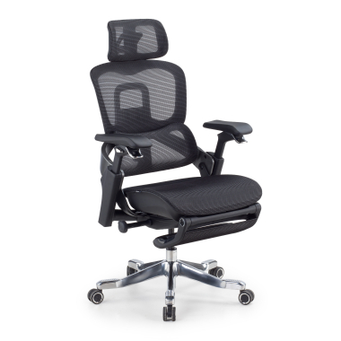 ergonomic chair black zenmax ergonomic chair aluminum footrest mesh 4d adjustable armrests double lumbar support headrest extendable footrest 1