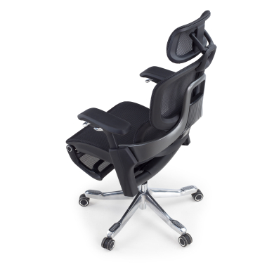 ergonomic chair black zenmax ergonomic chair aluminum footrest mesh 4d adjustable armrests double lumbar support headrest extendable footrest 18
