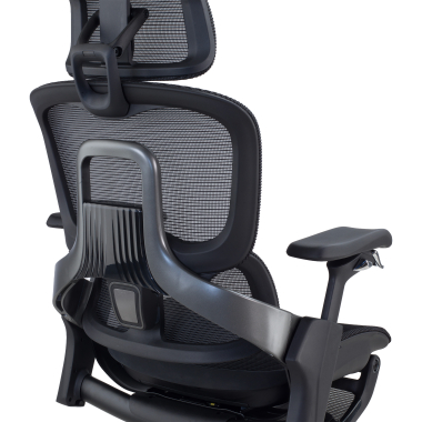 ergonomic chair black zenmax ergonomic chair aluminum footrest mesh 4d adjustable armrests double lumbar support headrest extendable footrest 15