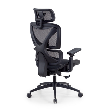 ergonomic chair black velstrom mesh 3d adjustable armrests double lumbar support headrest 8