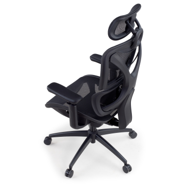 ergonomic chair black velstrom mesh 3d adjustable armrests double lumbar support headrest 14