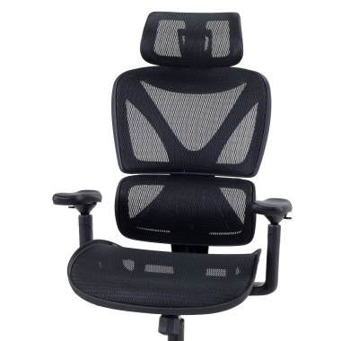 ergonomic chair black velstrom mesh 3d adjustable armrests double lumbar support headrest 5