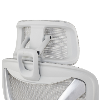 ergonomic chair white grey velstrom mesh 3d adjustable armrests double lumbar support headrest 15