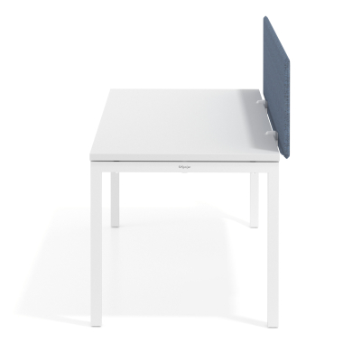 desk dividers blue aluminium frame 2