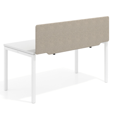 desk dividers beige aluminium frame 1