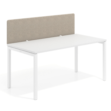 desk dividers beige aluminium frame 4