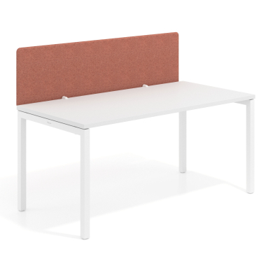 desk dividers terracota aluminium frame 4