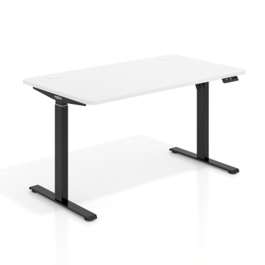 height adjustable desk black warm white erghos go 1