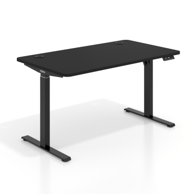 height adjustable desk black pure black erghos go 1