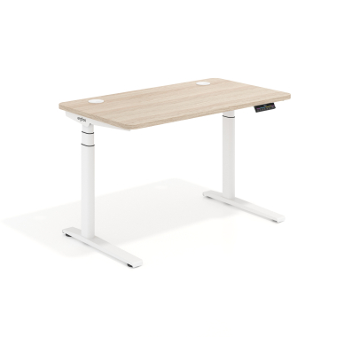 height adjustable desk white flax oak erghos icon 1