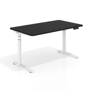 height adjustable desk white pure black erghos icon 1