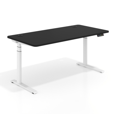 height adjustable desk white pure black erghos icon 1