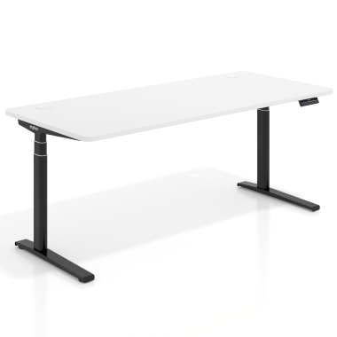height adjustable desk black warm white erghos icon 1