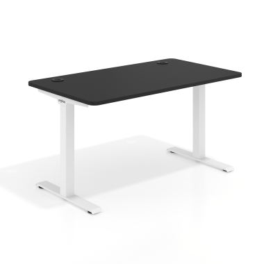 office desk white pure black white frame 1