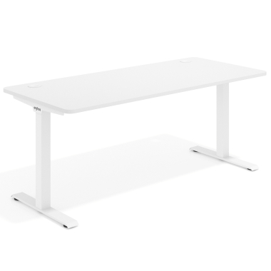 office desk white warm white white frame 1