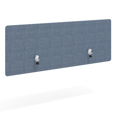 desk dividers blue aluminium frame 3