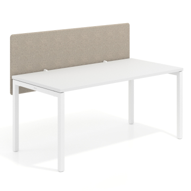 desk dividers beige aluminium frame 4