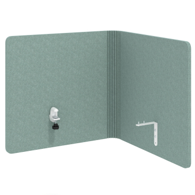 desk dividers green sileo 3