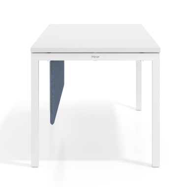 desk dividers blue aluminium frame 2