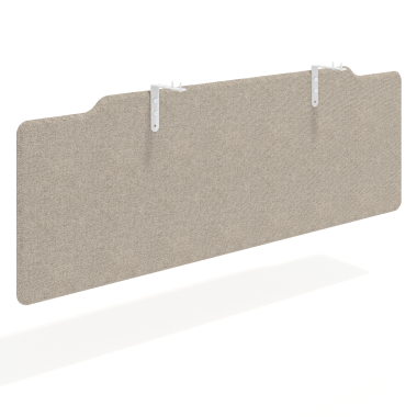 desk dividers beige aluminium frame 3