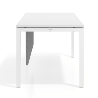 Desk modesty panel Sileo, sound-absorbing upholstery