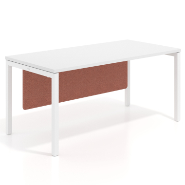 desk dividers terracota aluminium frame 4