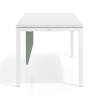 Desk modesty panel Sileo, sound-absorbing upholstery