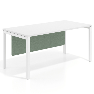 desk dividers green aluminium frame 4