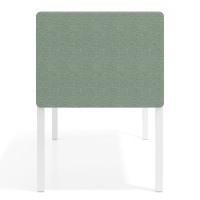Side desk divider Sileo, sound-absorbing upholstery