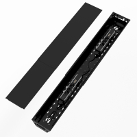 Cable management tray Arko for double workstations, with side opening