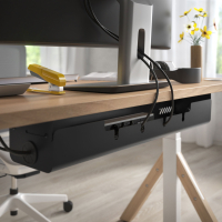 Hinged cable management...