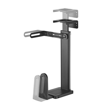 under desk pc mounts black morgan 3