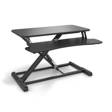 height adjustable desk black lynk 1