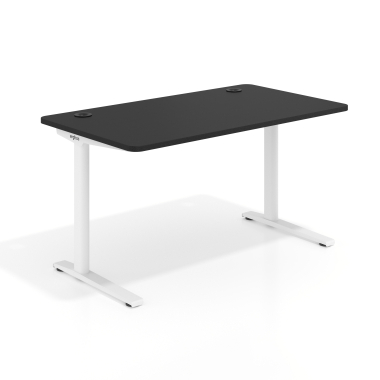 office desk white pure black white frame 1