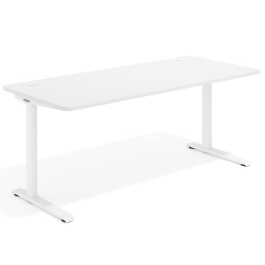office desk white warm white white frame 1