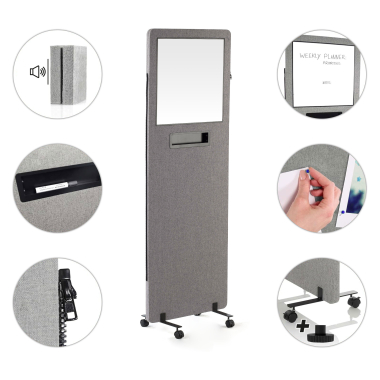 desk dividers gray fold 3