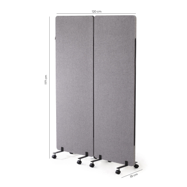 desk dividers gray fold 5