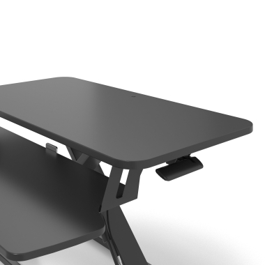 height adjustable desk black lynk 10