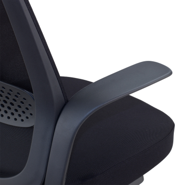 swivel chair black mesh backrest mesh fixed armrests 8