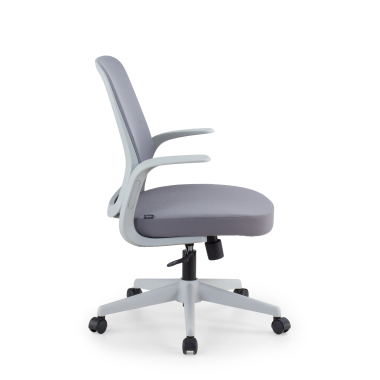 swivel chair gray mesh backrest mesh fixed armrests 4