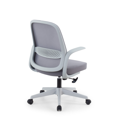 swivel chair gray mesh backrest mesh fixed armrests 5