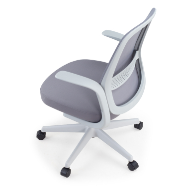 swivel chair gray mesh backrest mesh fixed armrests 7
