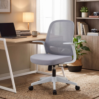 Swivel office chair Valentina with mesh backrest